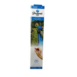 Diamond Art Peacock Craft Kit - Blue and Green